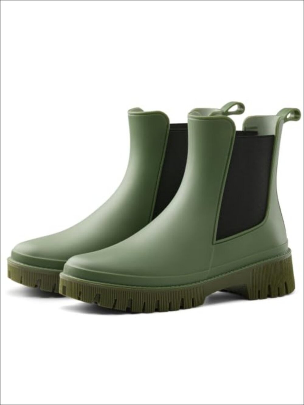 Waterproof Chelsea Rain Boots Ankle Garden Shoes Slip On
